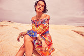 CARNIVAL SPIRIT OFF SHOULDER DRESS - Czarina