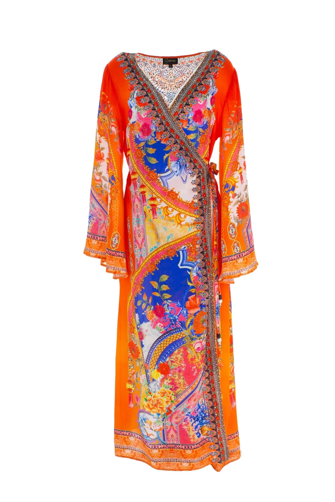 CARNIVAL SPIRIT WRAP DRESS - Czarina