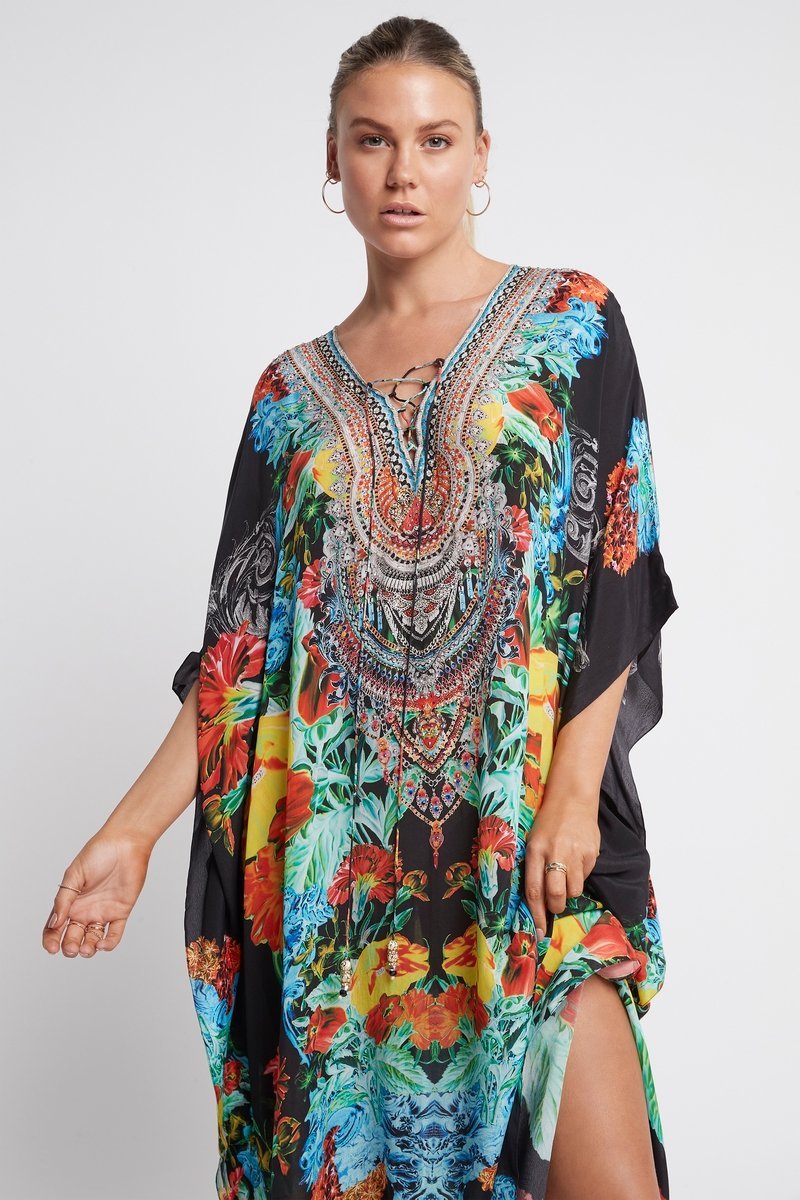 CUBAN NIGHTS LONG KAFTAN - Czarina