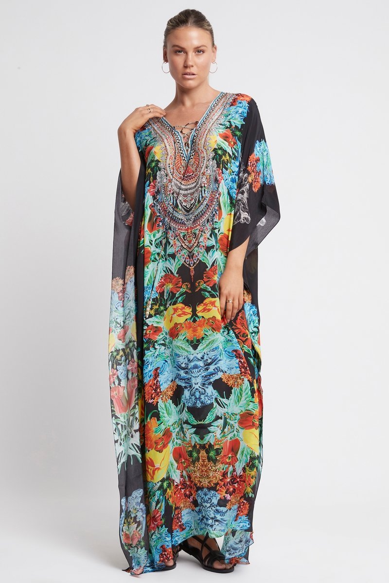 CUBAN NIGHTS LONG KAFTAN - Czarina