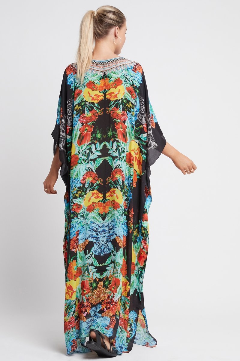 CUBAN NIGHTS LONG KAFTAN - Czarina