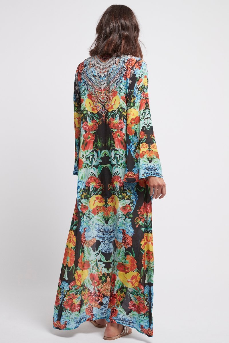 CUBAN NIGHTS WRAP DRESS - Czarina