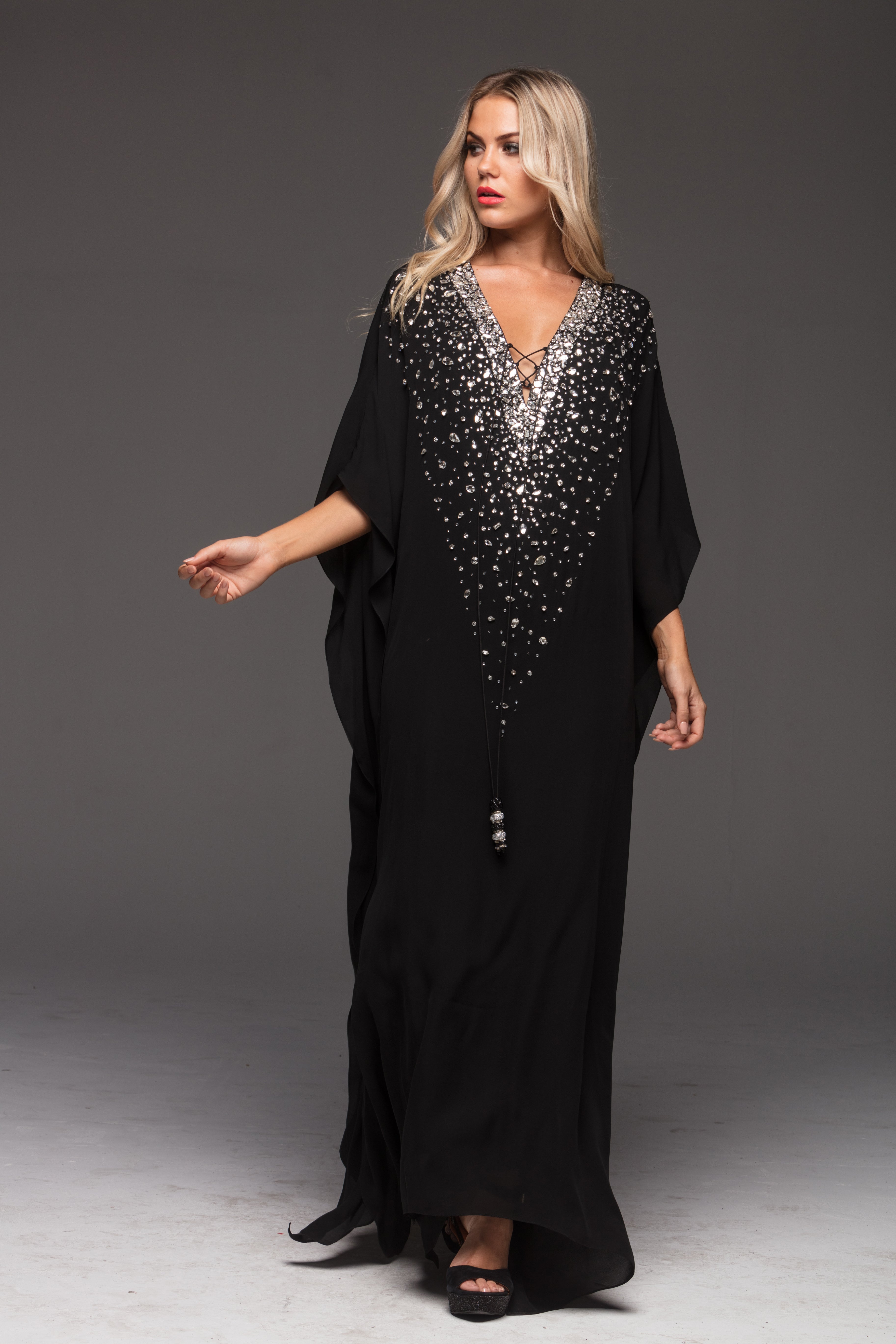 Gracie Luxe Long Kaftan-Czarina