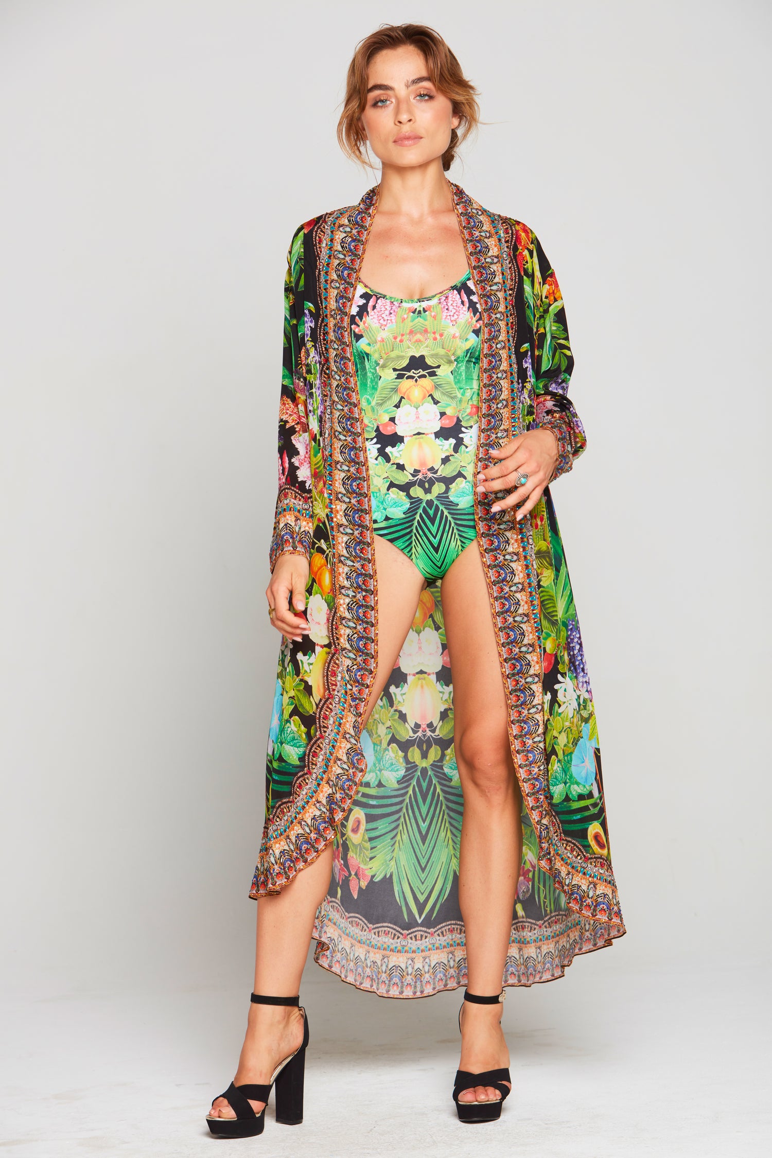 Tropical Love One Piece Swimsuit-Czarina