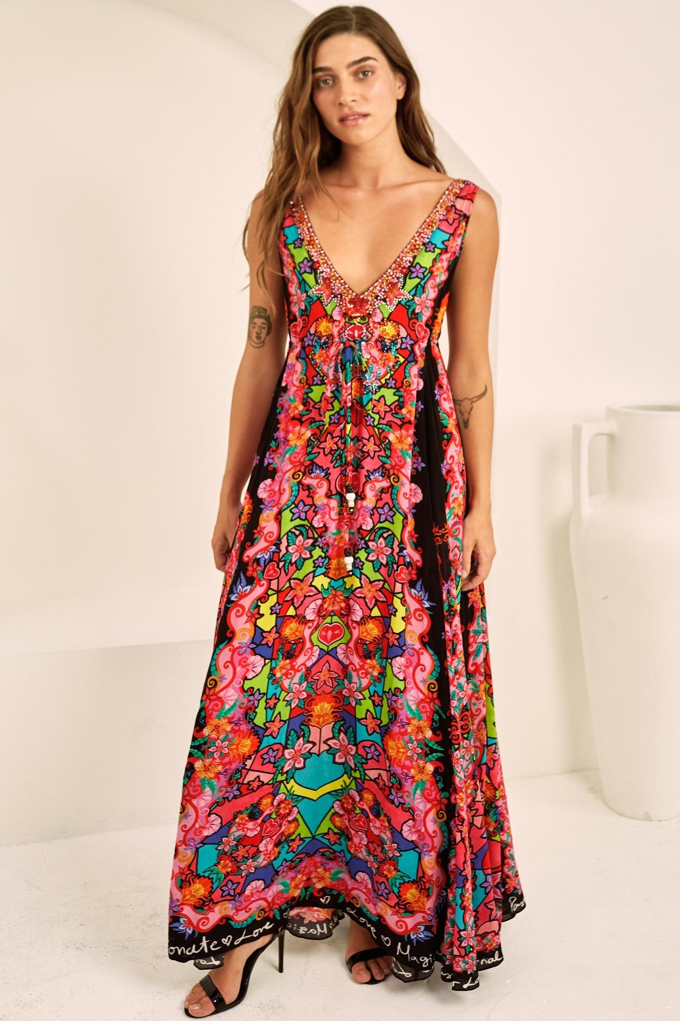 DREAMY CUPID MAXI DRESS - Czarina