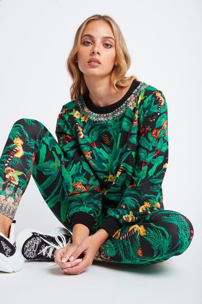 EMERALD QUEEN ROUND-NECK JUMPER - Czarina