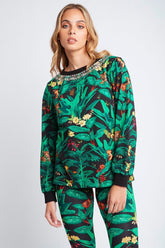 EMERALD QUEEN ROUND-NECK JUMPER - Czarina