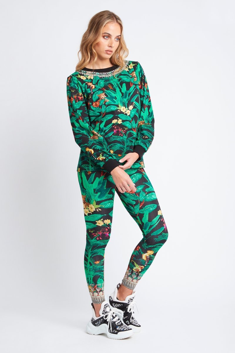 EMERALD QUEEN ROUND-NECK JUMPER - Czarina