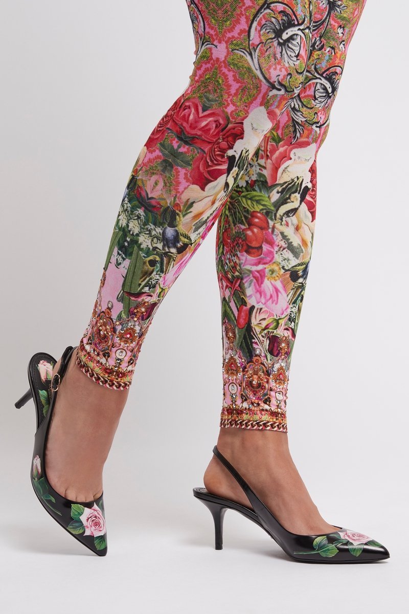 Every Flower Blossoms Leggings - Czarina