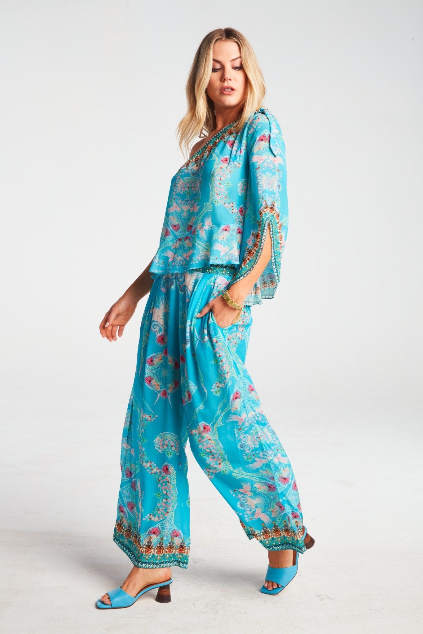 FEEL THE SKY PALAZZO PANTS - Czarina