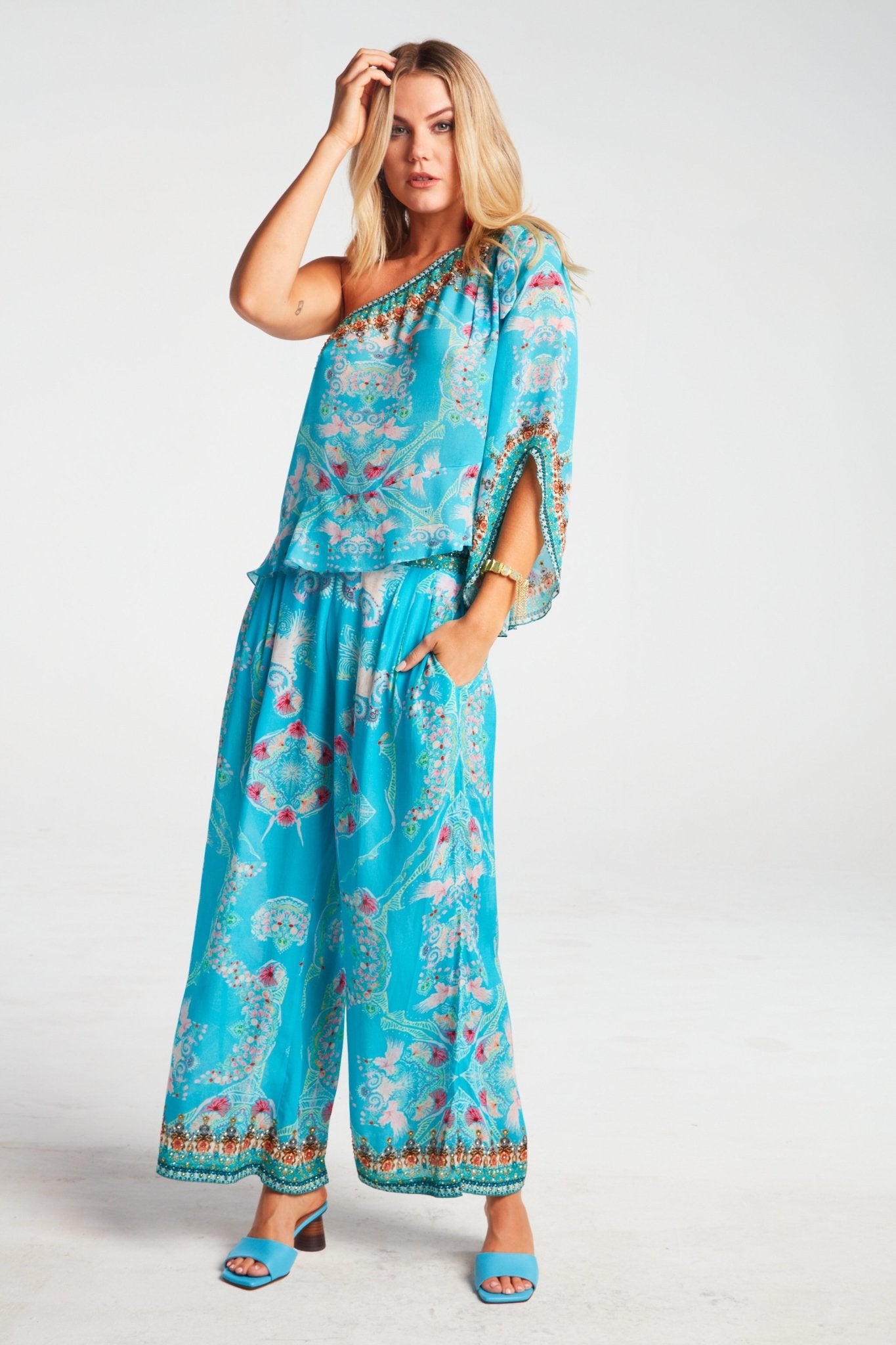 FEEL THE SKY PALAZZO PANTS - Czarina