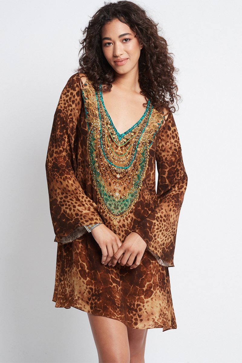 GAIA CRISS CROSS TUNIC - Czarina