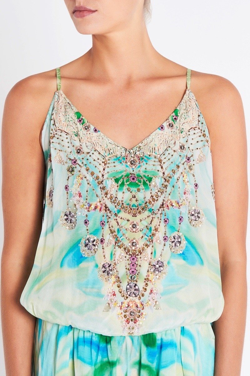 GARDEN OF EDEN PLAYSUIT - Czarina