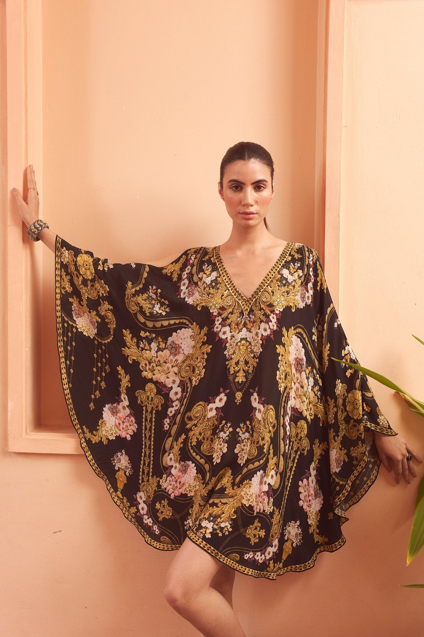 GOLDEN GIRL KAFTAN DRESS - Czarina