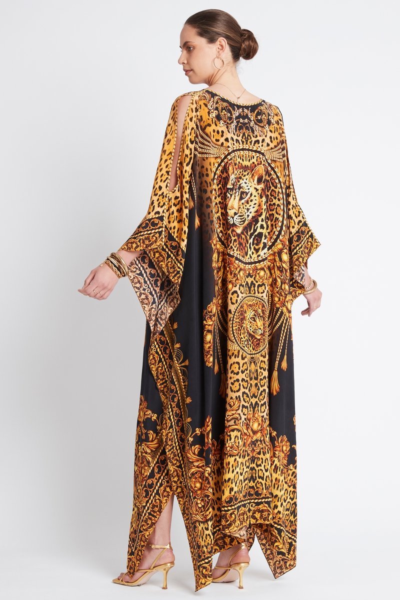 GOLDEN LADY BIG WIDTH SILK KAFTAN - Czarina