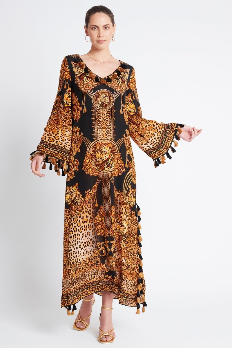 GOLDEN LADY LONG TUNIC W TASSELS - Czarina