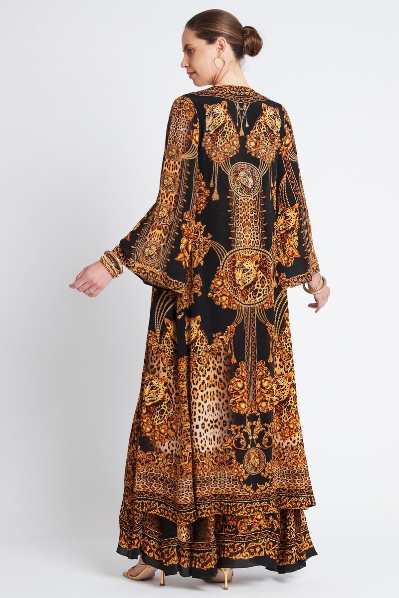 GOLDEN LADY WRAP DRESS - Czarina