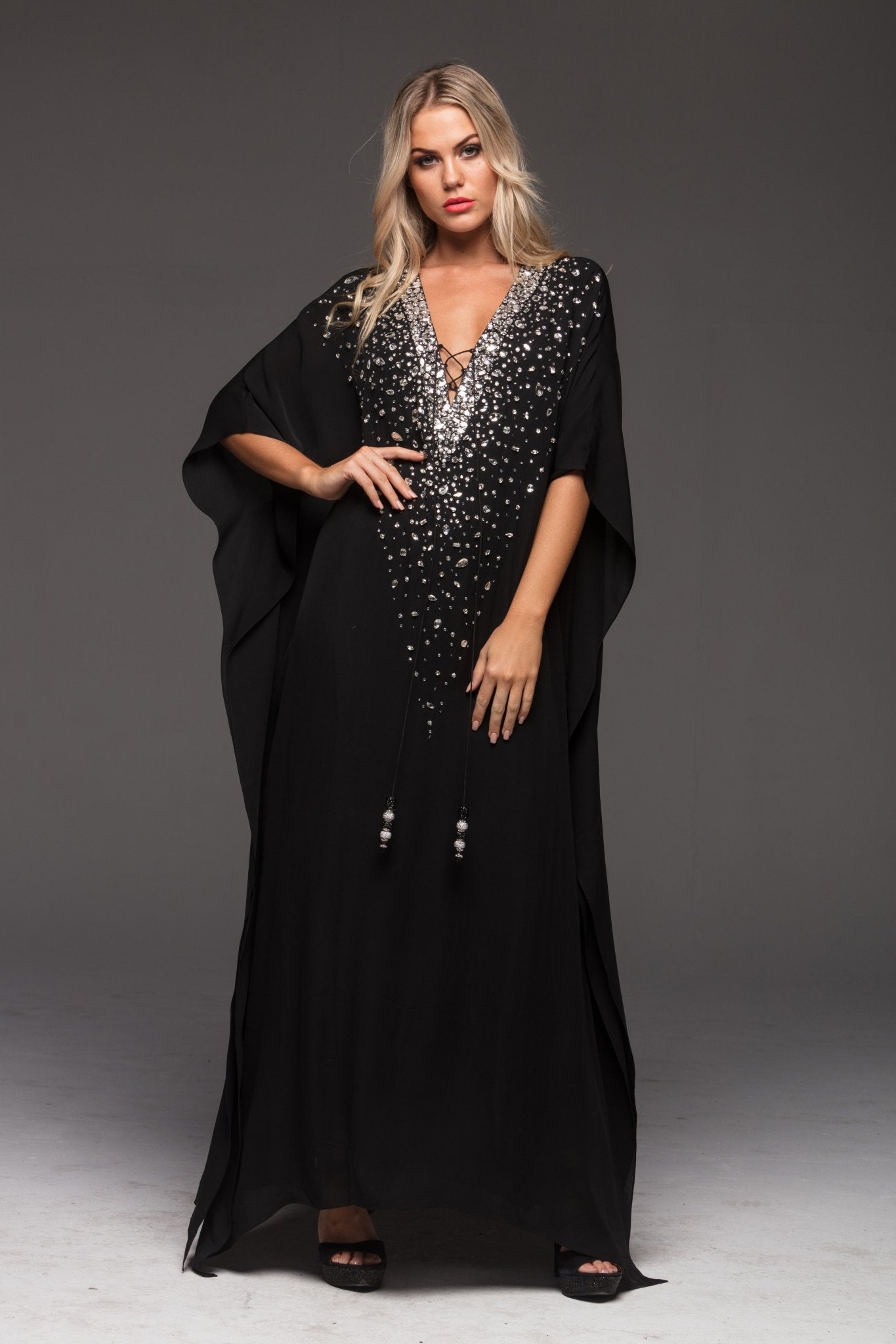 GRACIE LUXE LONG KAFTAN - Czarina