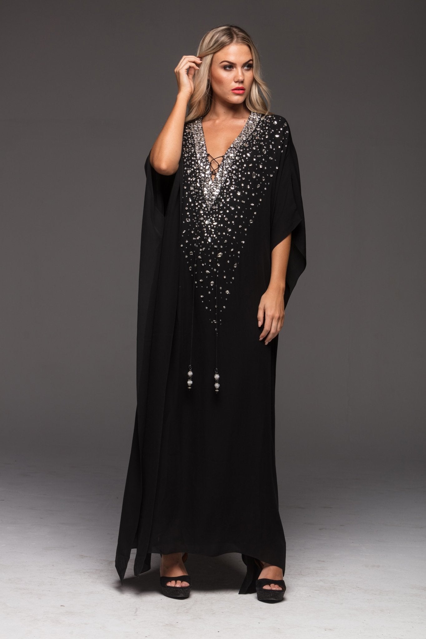 GRACIE LUXE LONG KAFTAN - Czarina