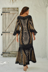 Into The Wild Cocktail Maxi Dress - Czarina