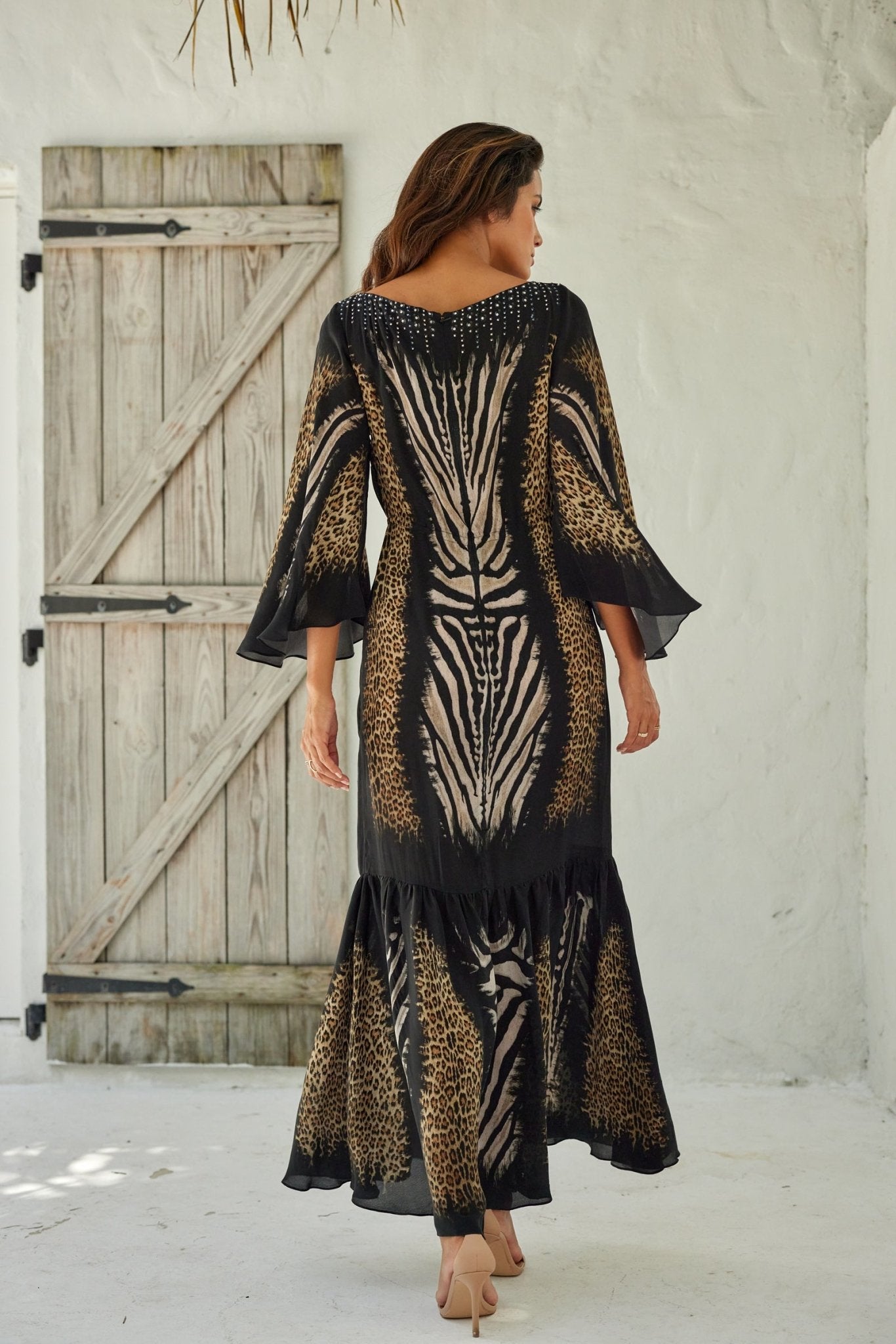 Into The Wild Cocktail Maxi Dress - Czarina