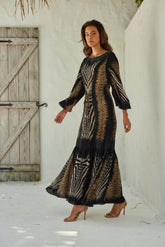 Into The Wild Cocktail Maxi Dress - Czarina