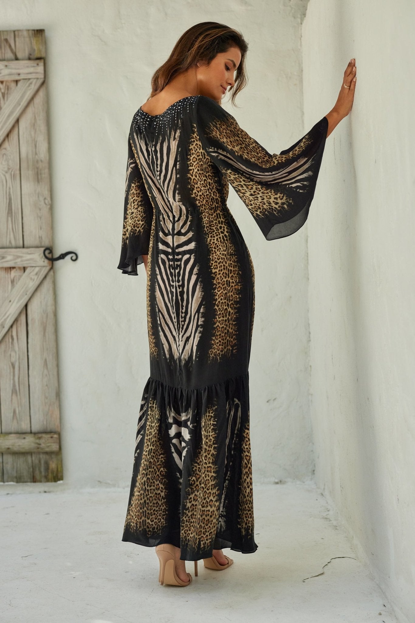 Into The Wild Cocktail Maxi Dress - Czarina