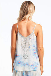 LIVE WITH HOPE CAMI TOP W V-NECK FRONT & BACK - Czarina