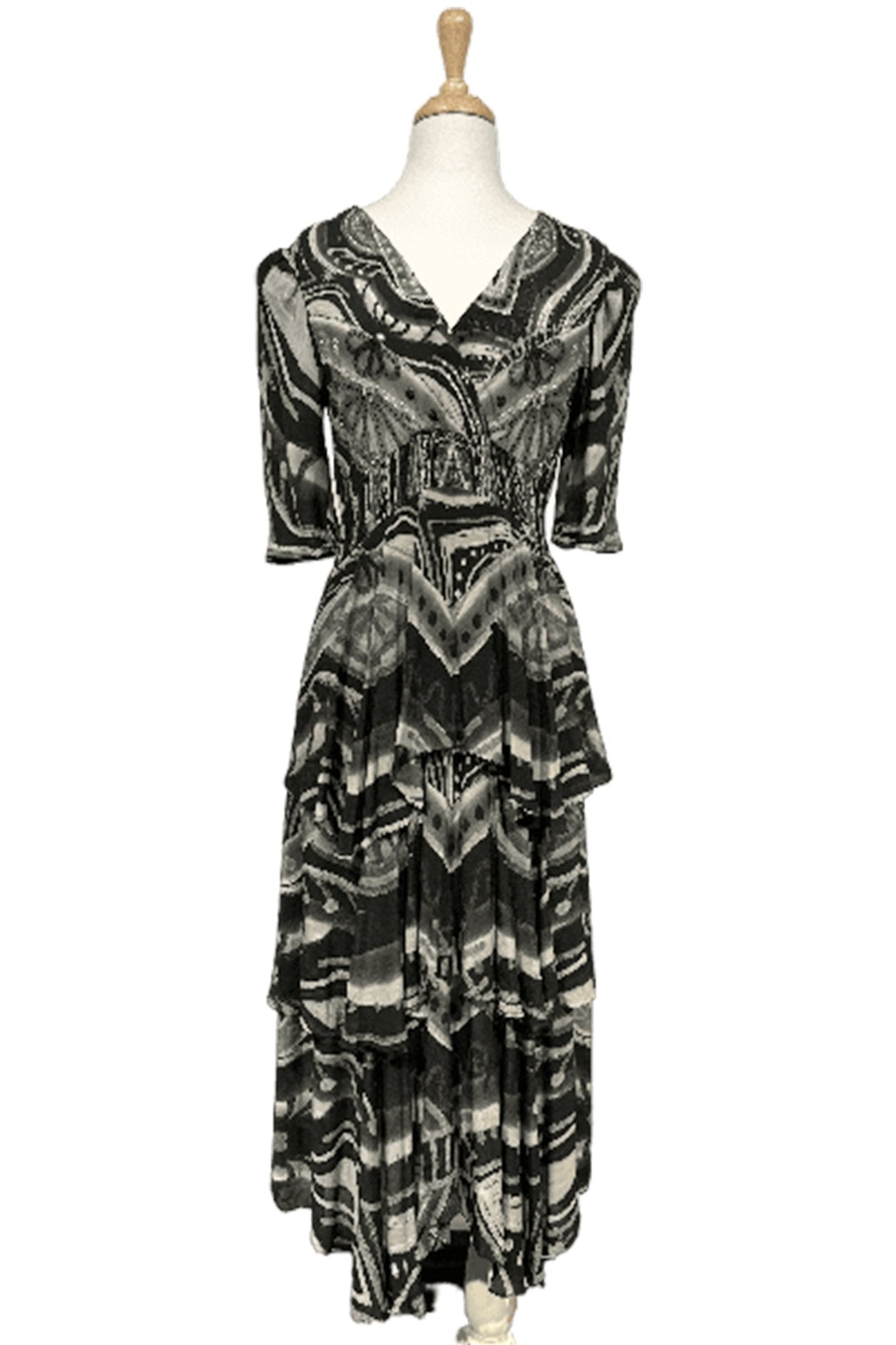 MANADLA CROSS OVER MAXI DRESS - Czarina