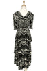 MANADLA CROSS OVER MAXI DRESS - Czarina