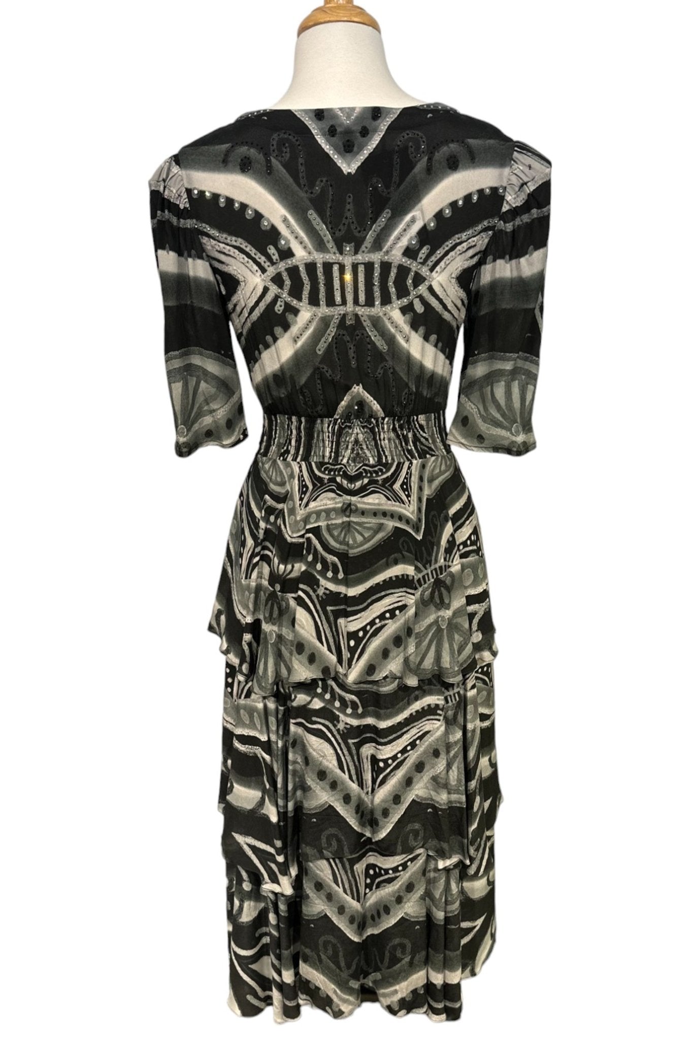 MANADLA CROSS OVER MAXI DRESS - Czarina