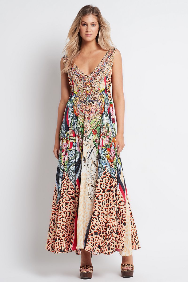 Mocha My Life Maxi Dress - Czarina
