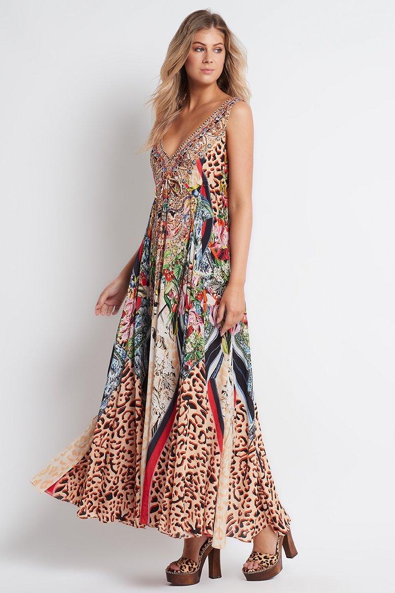 Mocha My Life Maxi Dress - Czarina