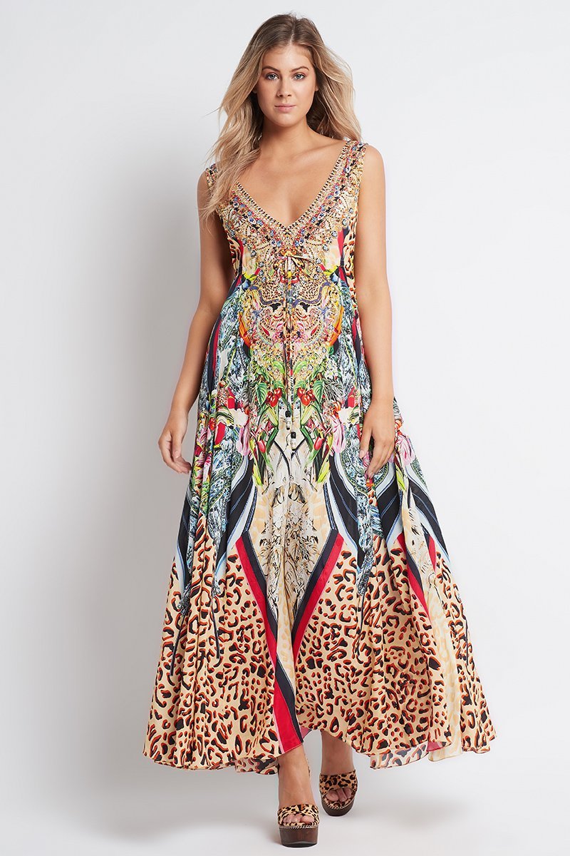 Mocha My Life Maxi Dress - Czarina