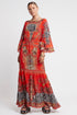 POWER AND PASSION BOAT NECK MAXI DRESS - Czarina