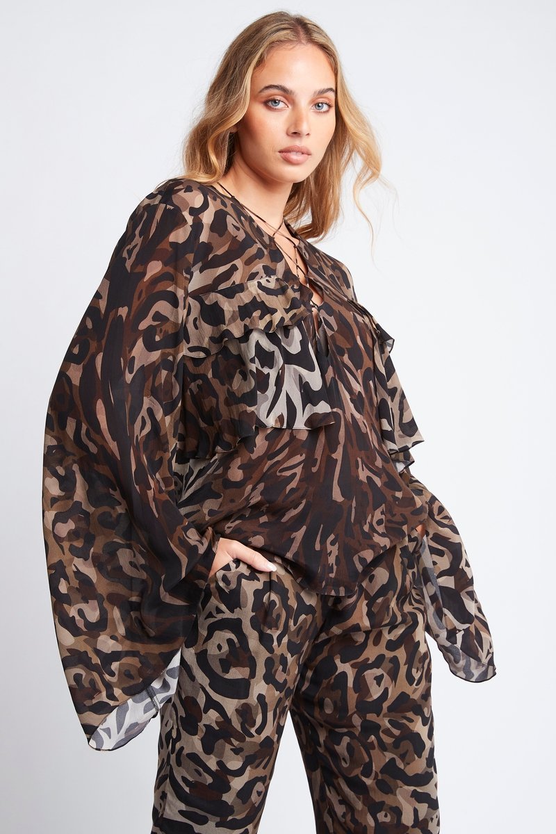 QUEEN OF THE TRIBE CRISS CROSS TOP - Czarina