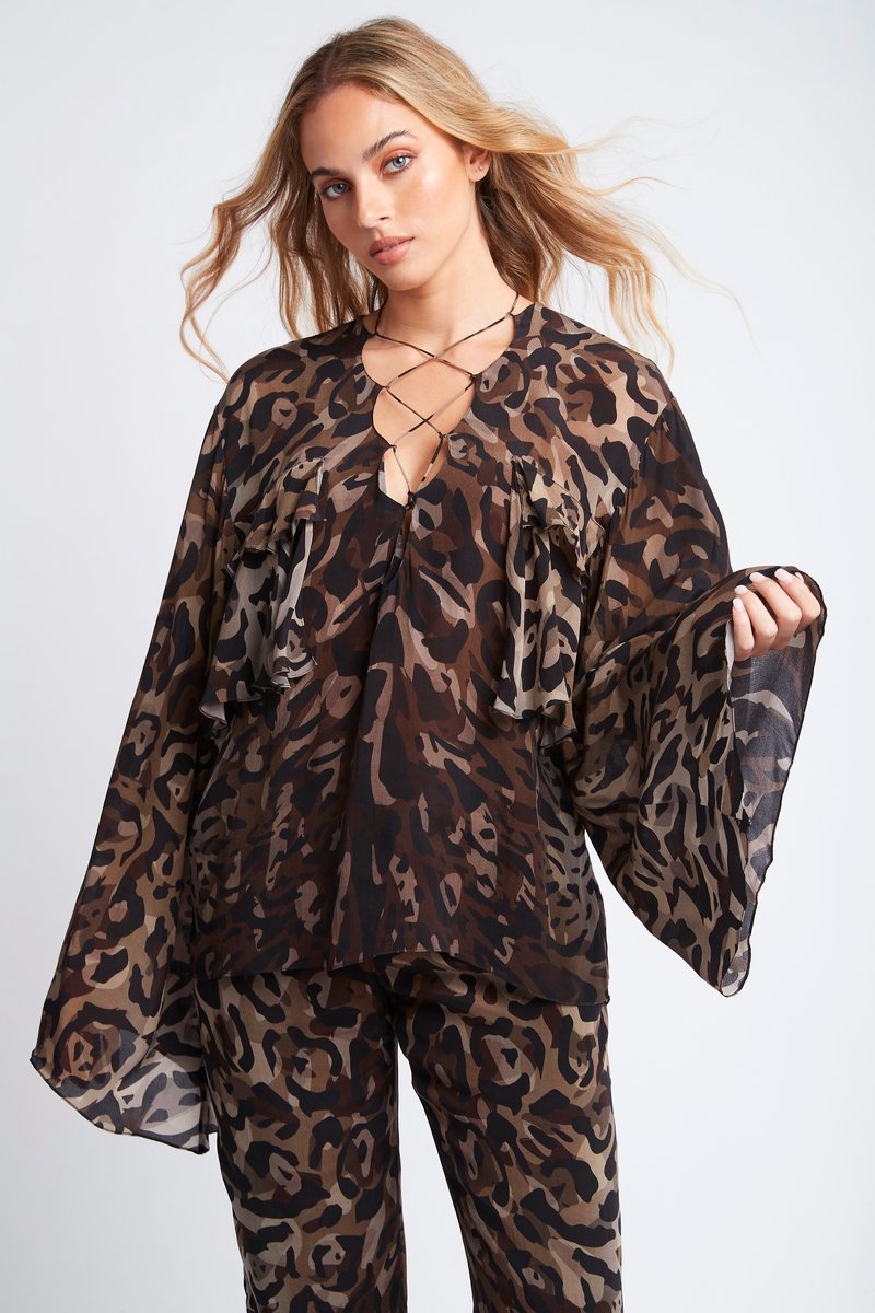 QUEEN OF THE TRIBE CRISS CROSS TOP - Czarina