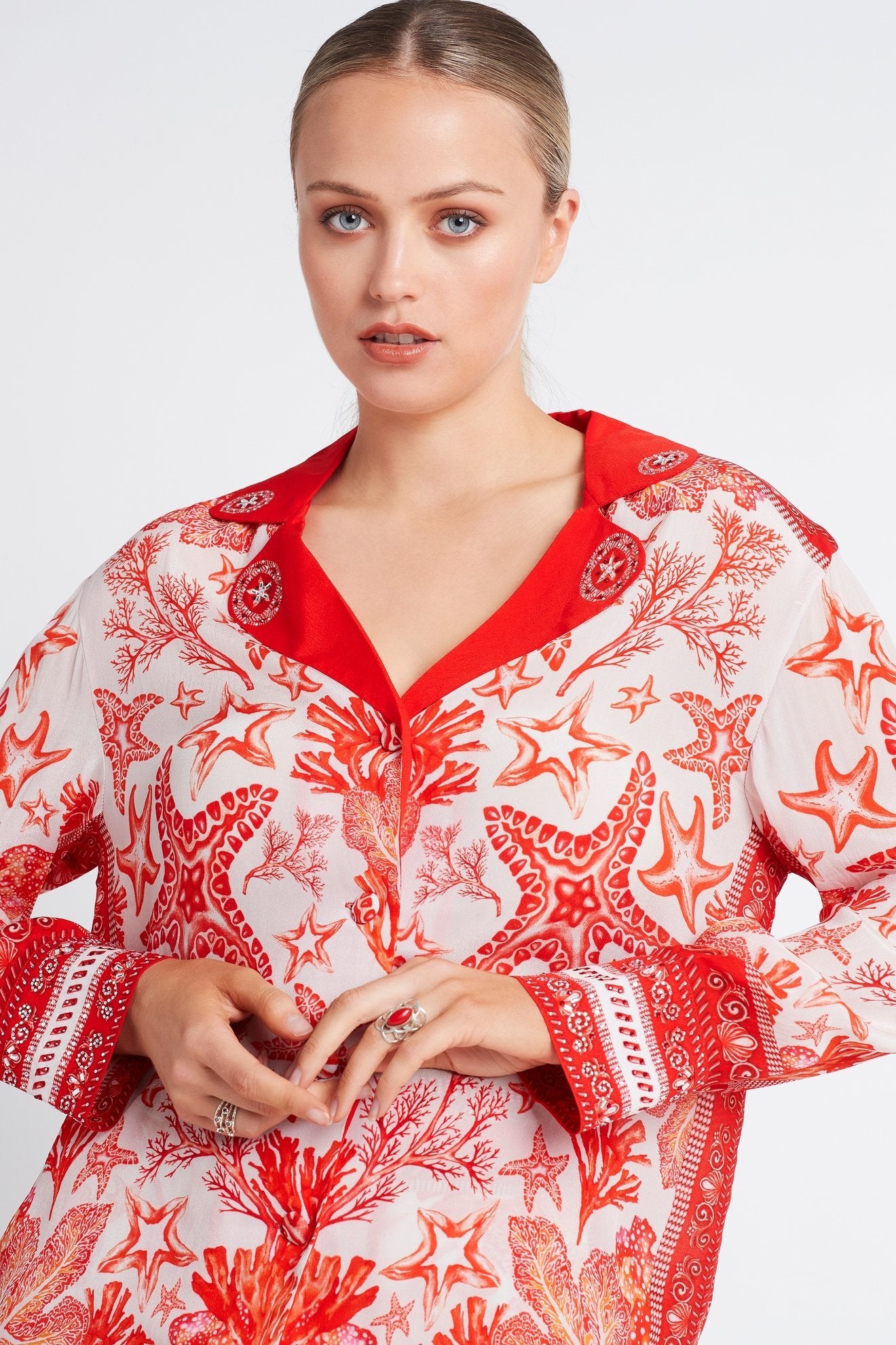 RED CHRISTMAS SHIRT - Czarina