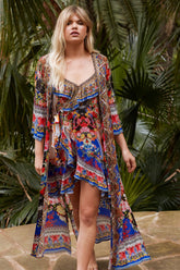 ROYAL PRINCESS SHOE-STRING SHORT WRAP DRESS - Czarina