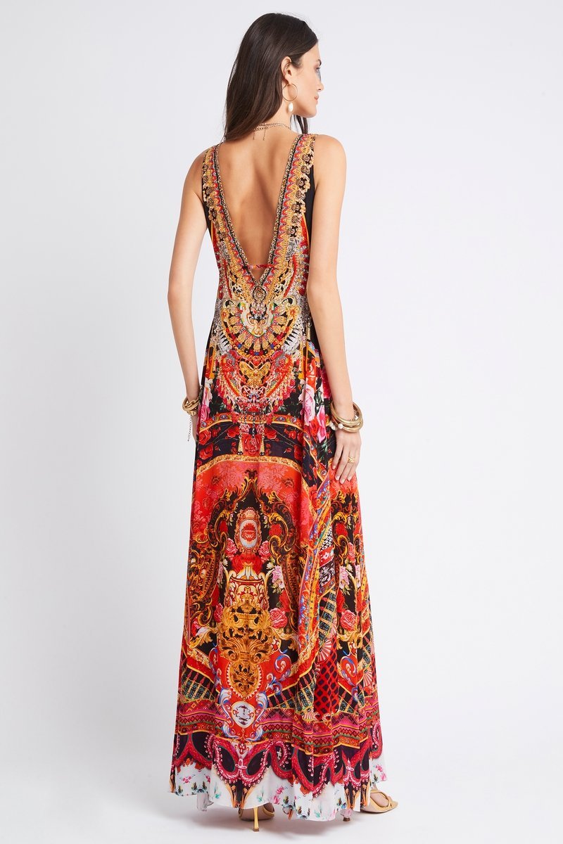 SHE WAS POWERFUL MAXI DRESS - Czarina