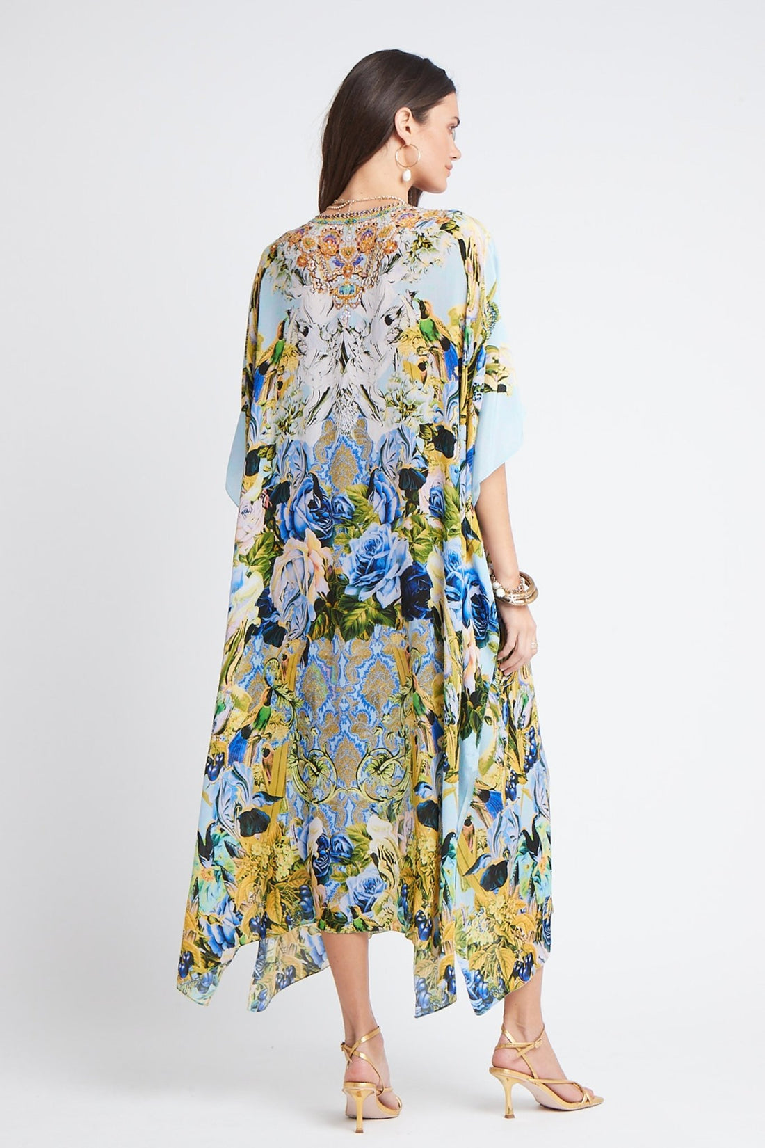 SUMMER BLUES MEDIUM KAFTAN - Czarina