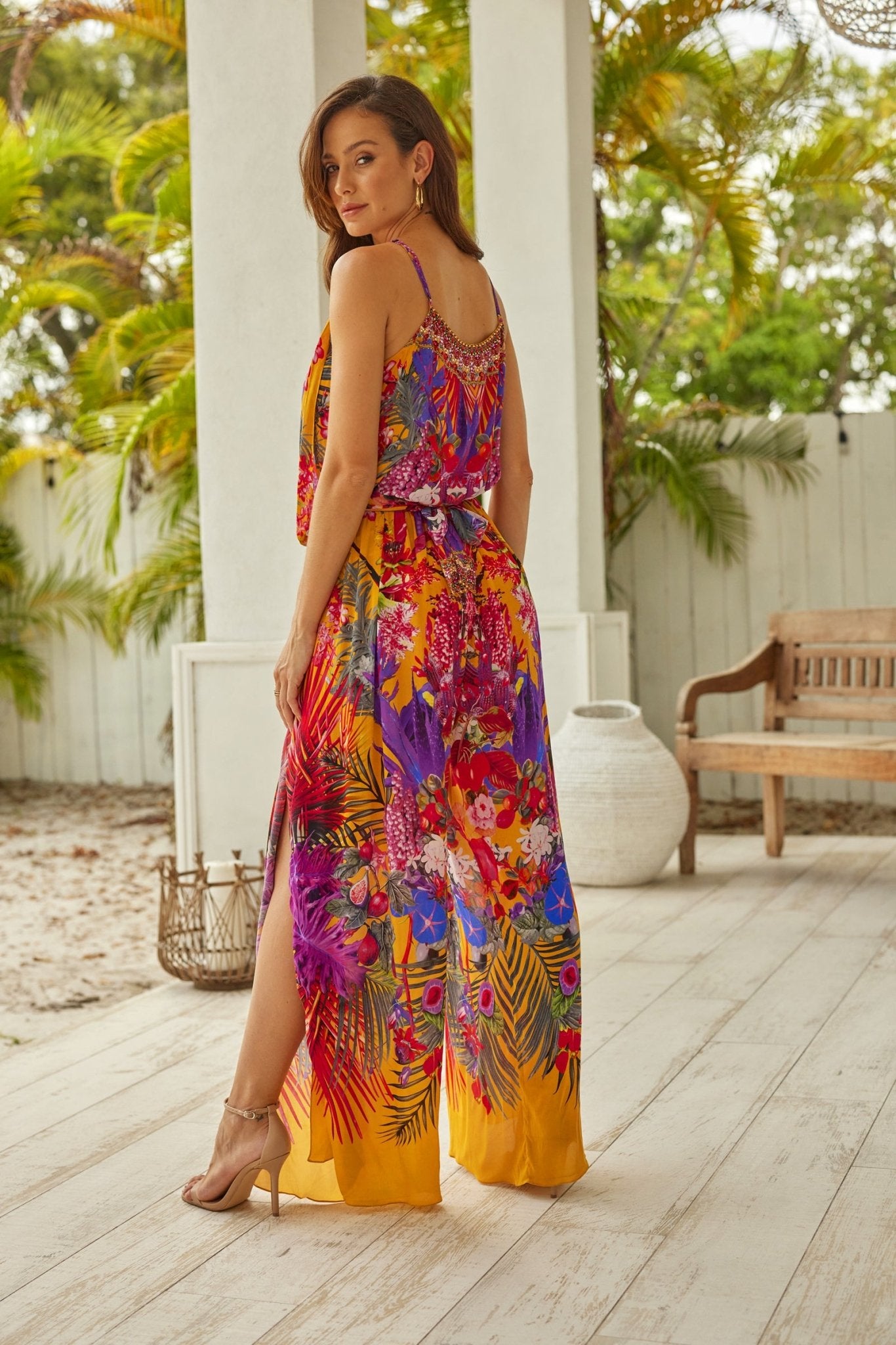 Tropical Sunset Jumpsuit - Czarina
