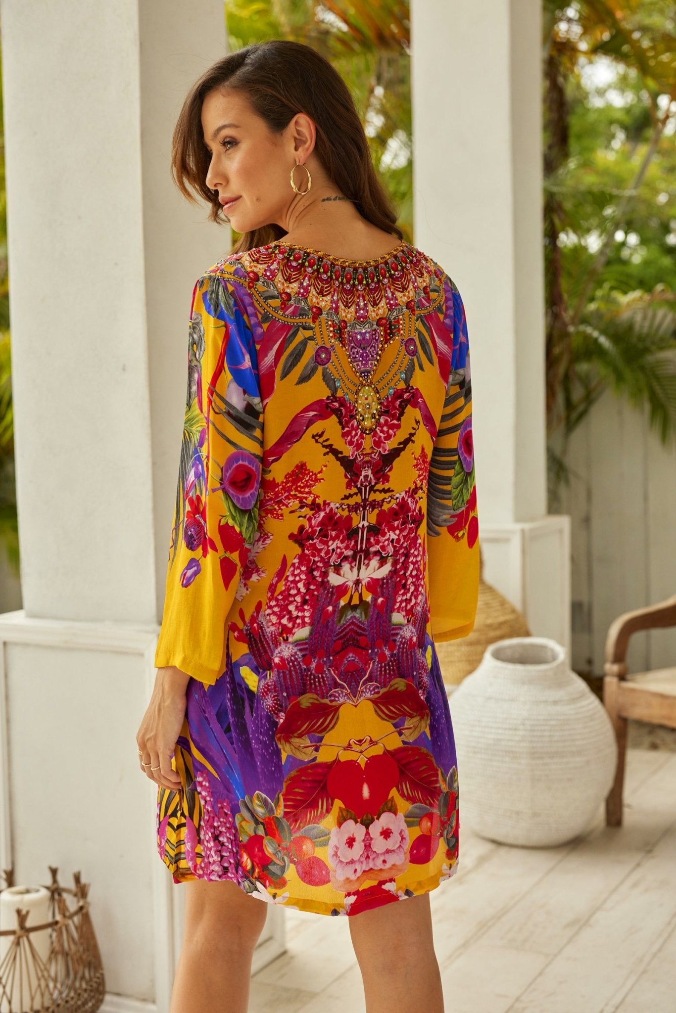 Tropical Sunset Tunic - Czarina