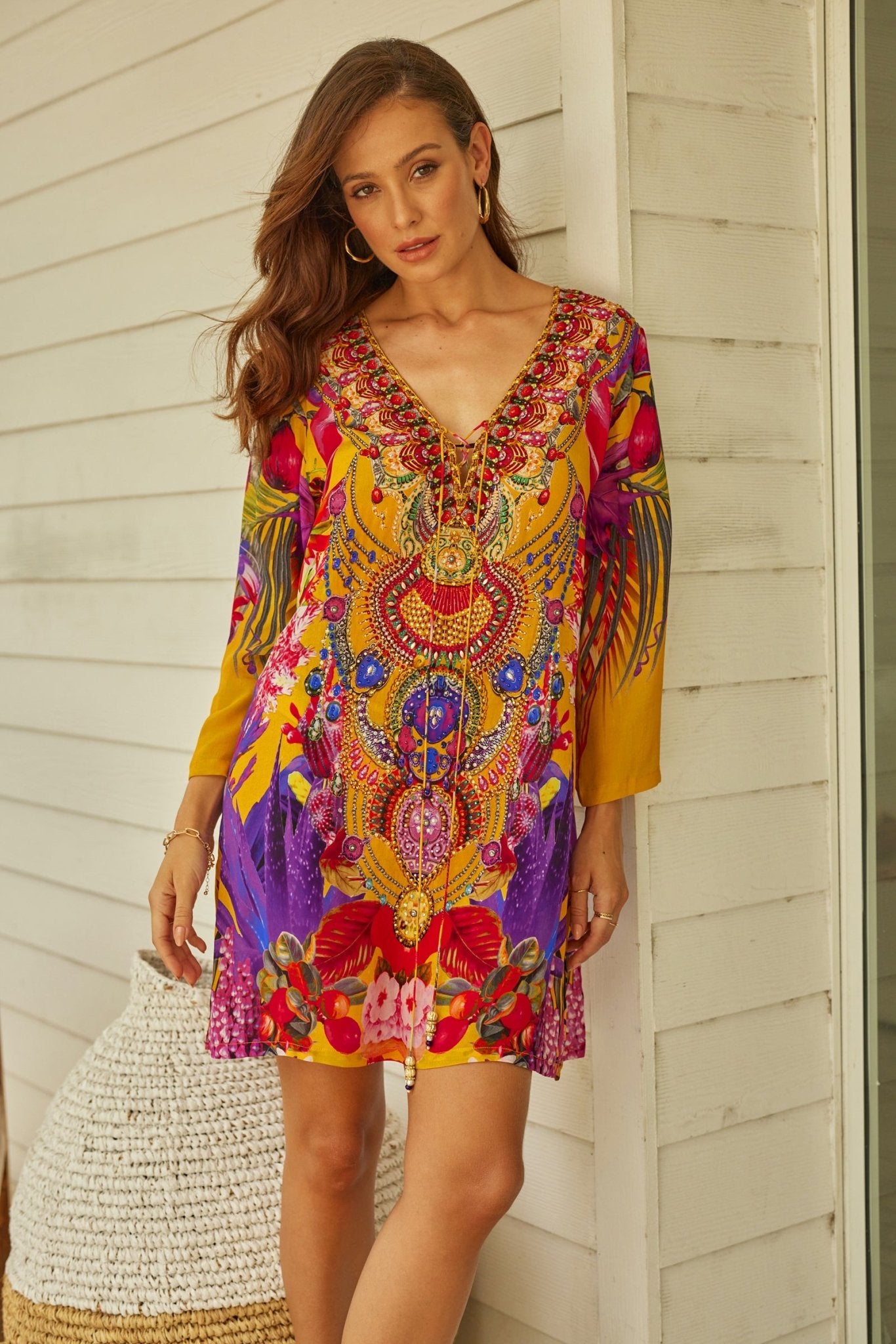 Tropical Sunset Tunic - Czarina