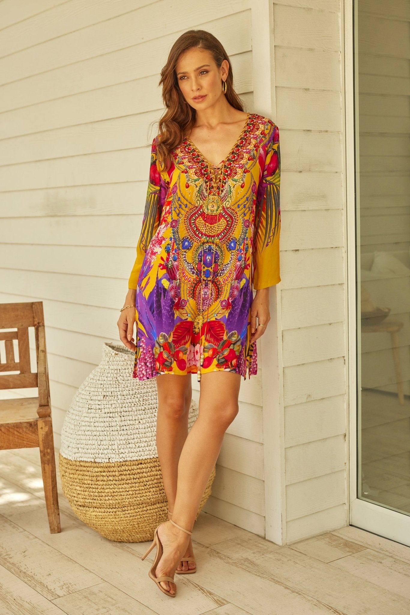 Tropical Sunset Tunic - Czarina