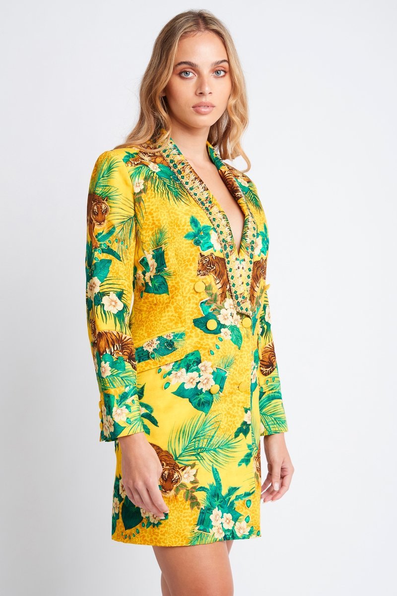TROPICAL TIGRESS BLAZER - Czarina