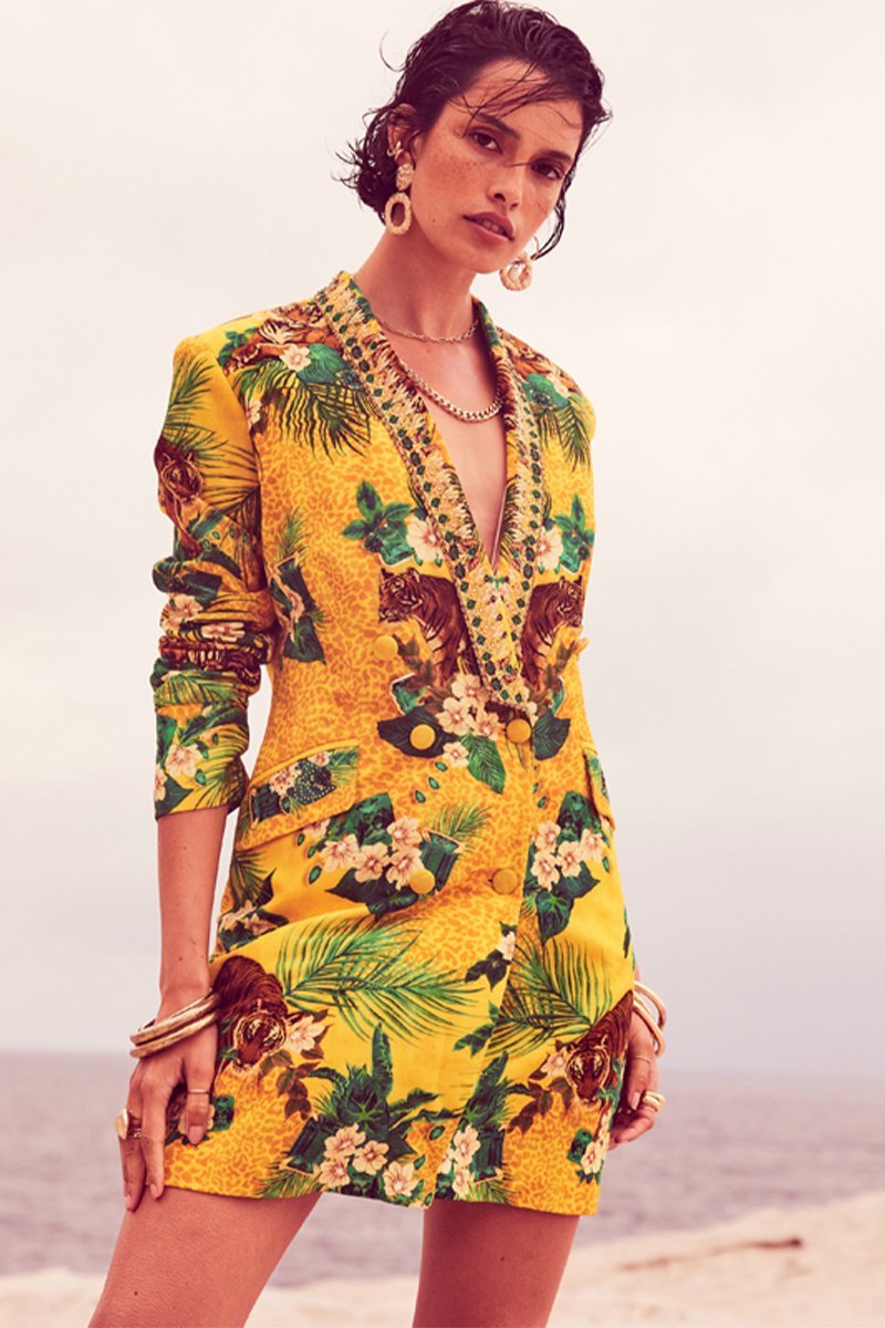 TROPICAL TIGRESS BLAZER - Czarina