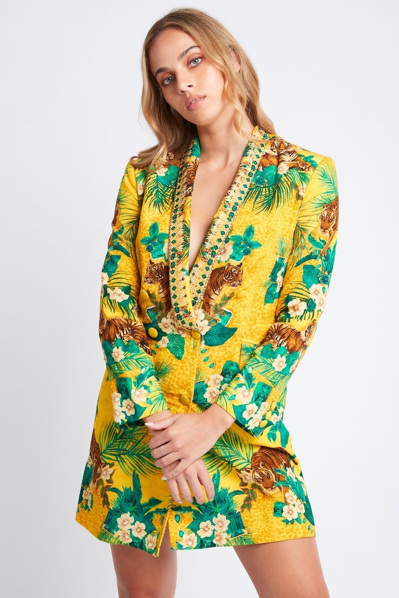 TROPICAL TIGRESS BLAZER - Czarina