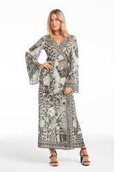 WILD AT HEART WRAP DRESS - Czarina
