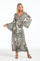 WILD AT HEART WRAP DRESS - Czarina